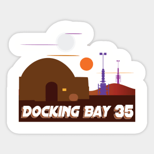 Docking Bay 35 - Shirts Sticker